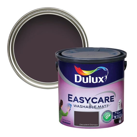 2.5 Ltr  Decadent Damson - Dulux Easycare Washable Matt