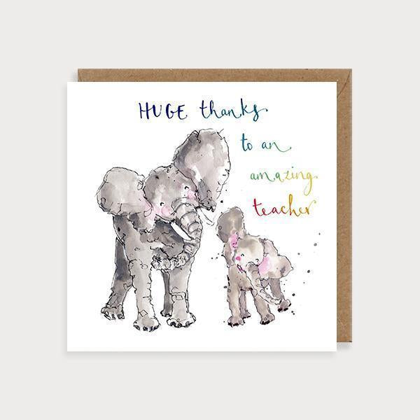 Huge Thanks Teacher - Elephants