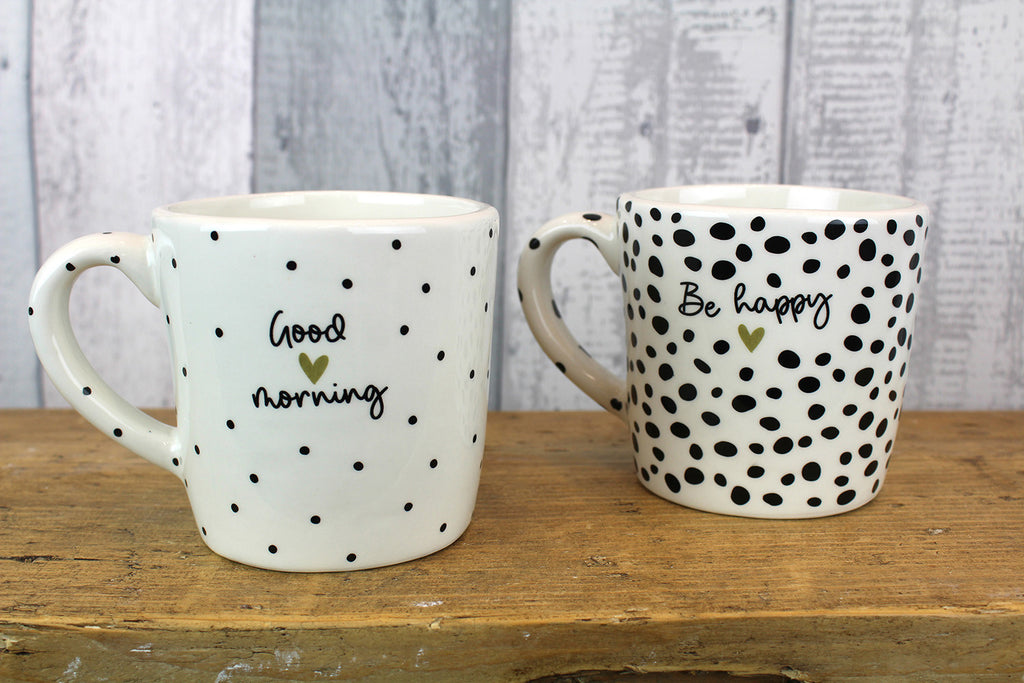 MUGS BLACK/WHITE