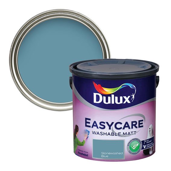 5 Ltr Matt  Stonewashed Blue- Dulux Easycare Washable Matt