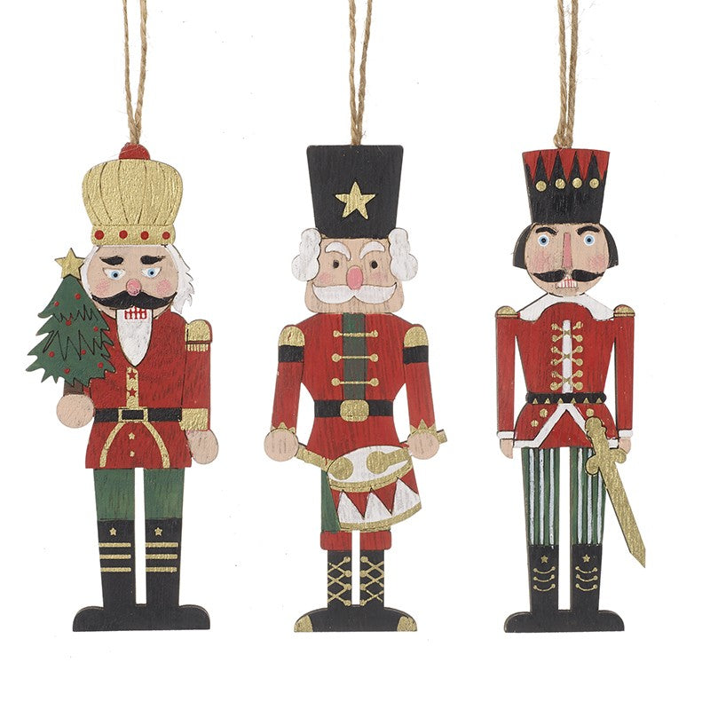 Hanging Wooden Soldiers Mix - EACH- ( 4.5x15x0.5cm)