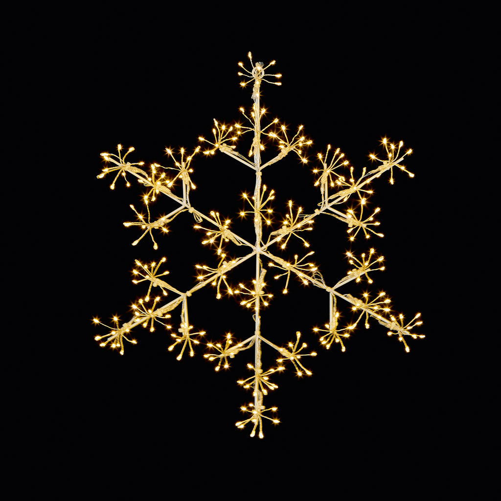 60cm Rose Gold Snowflake