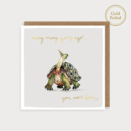 Birthday Tortoise Card