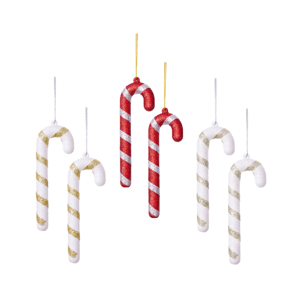 Set-2 12cm Candy Cane Hanging