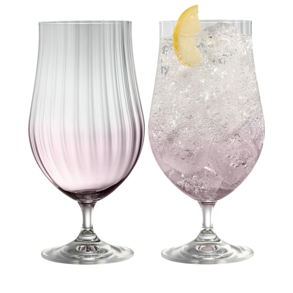 ERNE CRAFT BEER/COCKTAIL GLASS PAIR AMETHYST