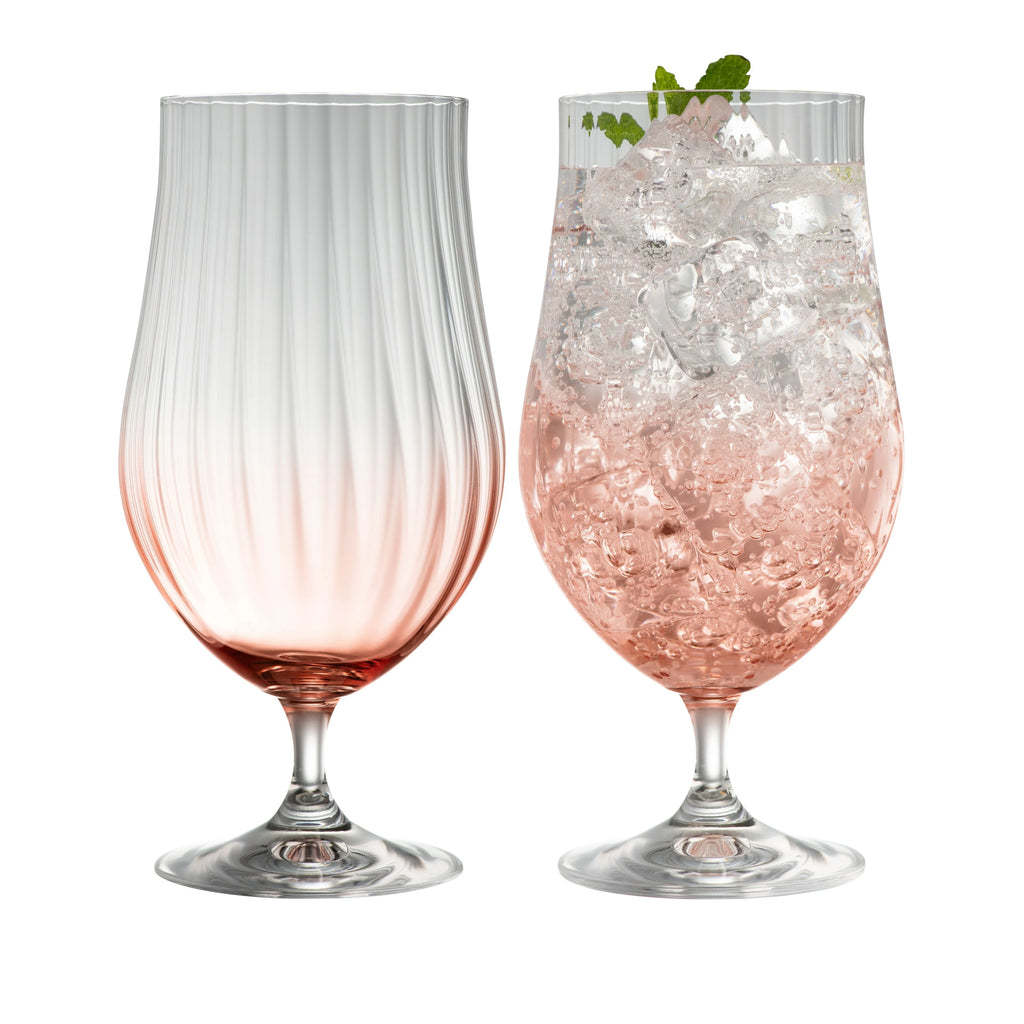 ERNE CRAFT BEER/COCKTAIL GLASS PAIR BLUSH