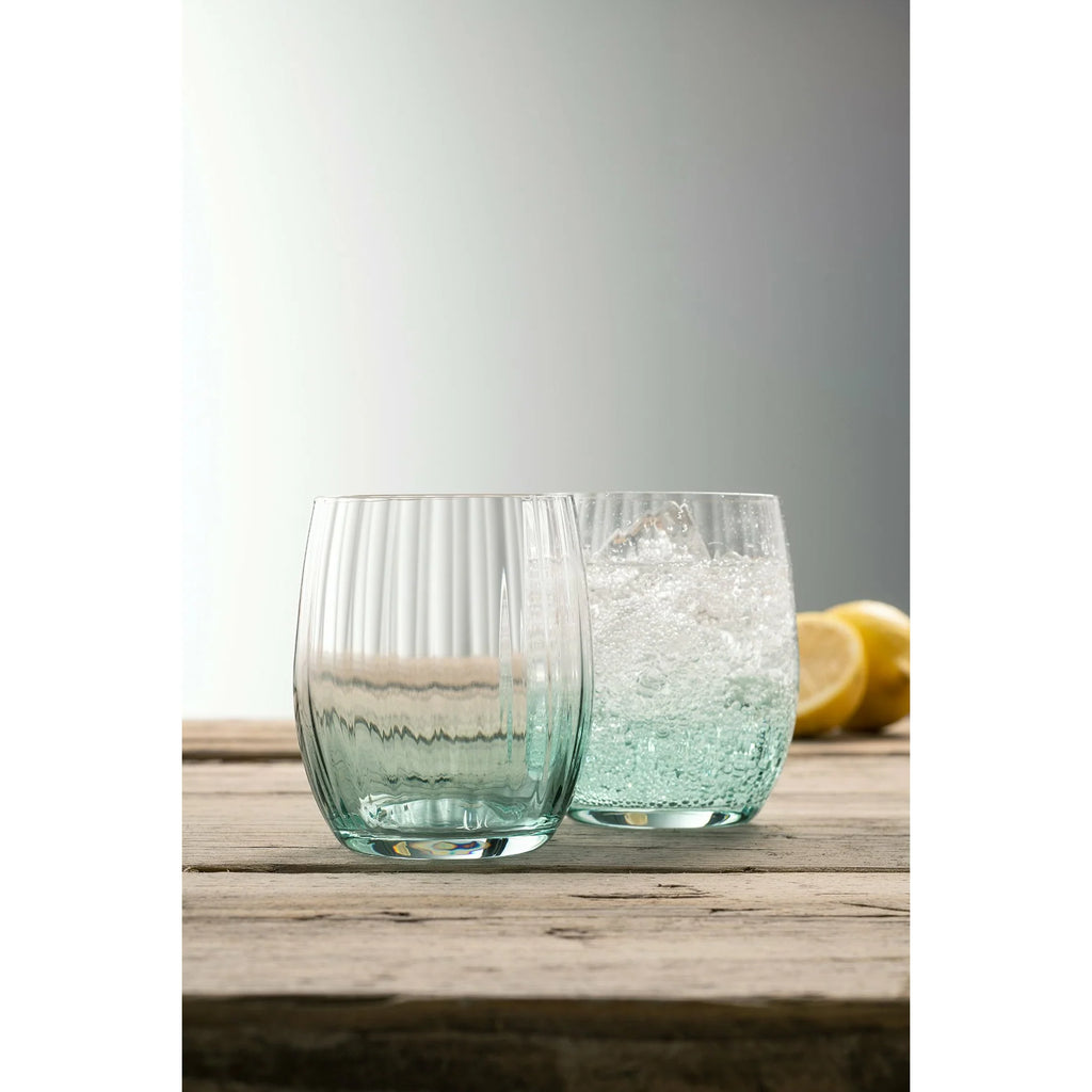 ERNE TUMBLER GLASS PAIR AQUA