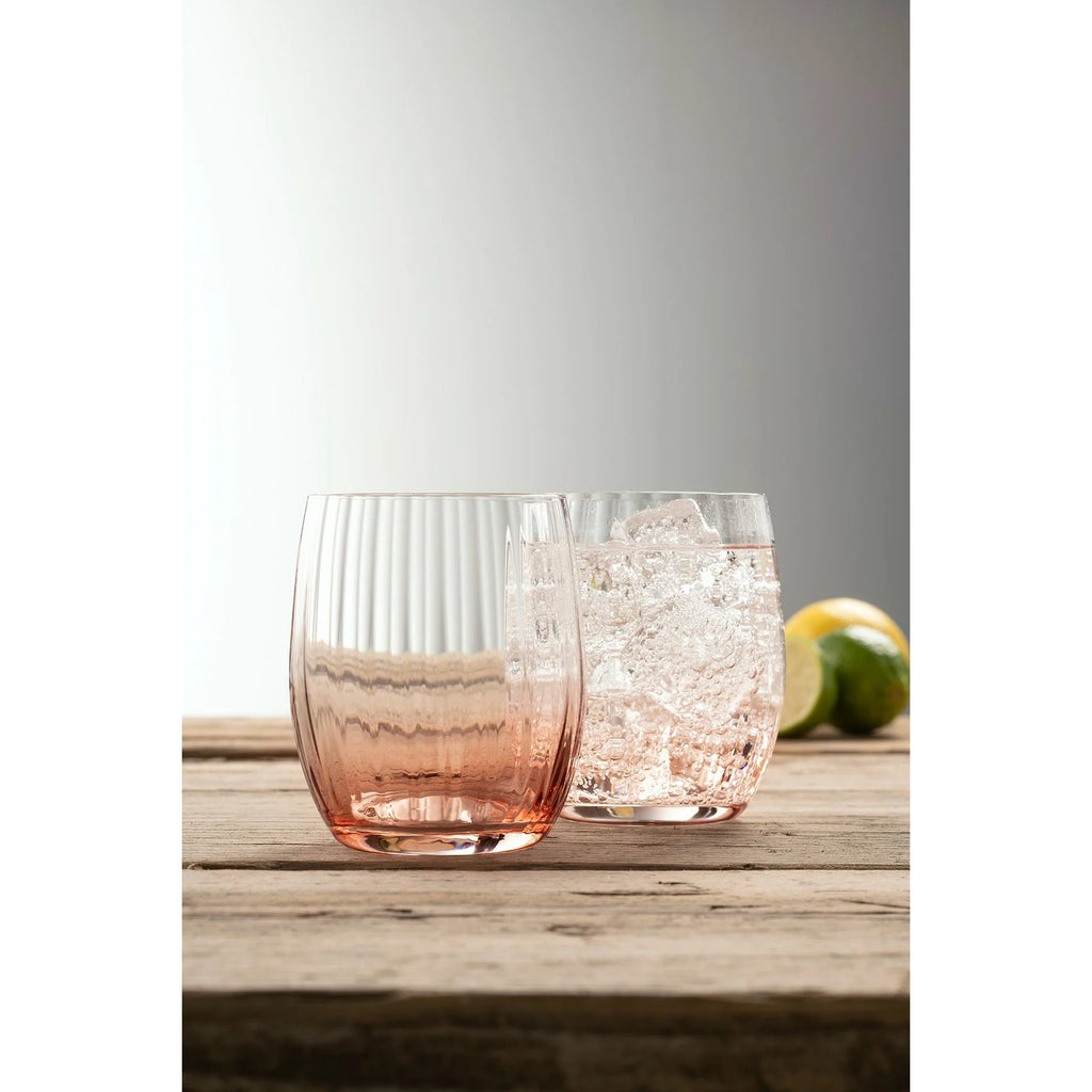 ERNE TUMBLER GLASS PAIR BLUSH