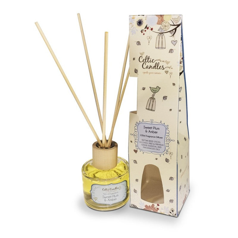 SWEET PLUM & AMBER FRAGRANCE DIFFUSER 100ML