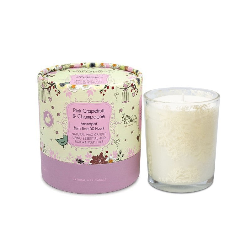 PINK GRAPEFRUIT & CHAMPAGNE AROMAPOT TUMBLER 20CL