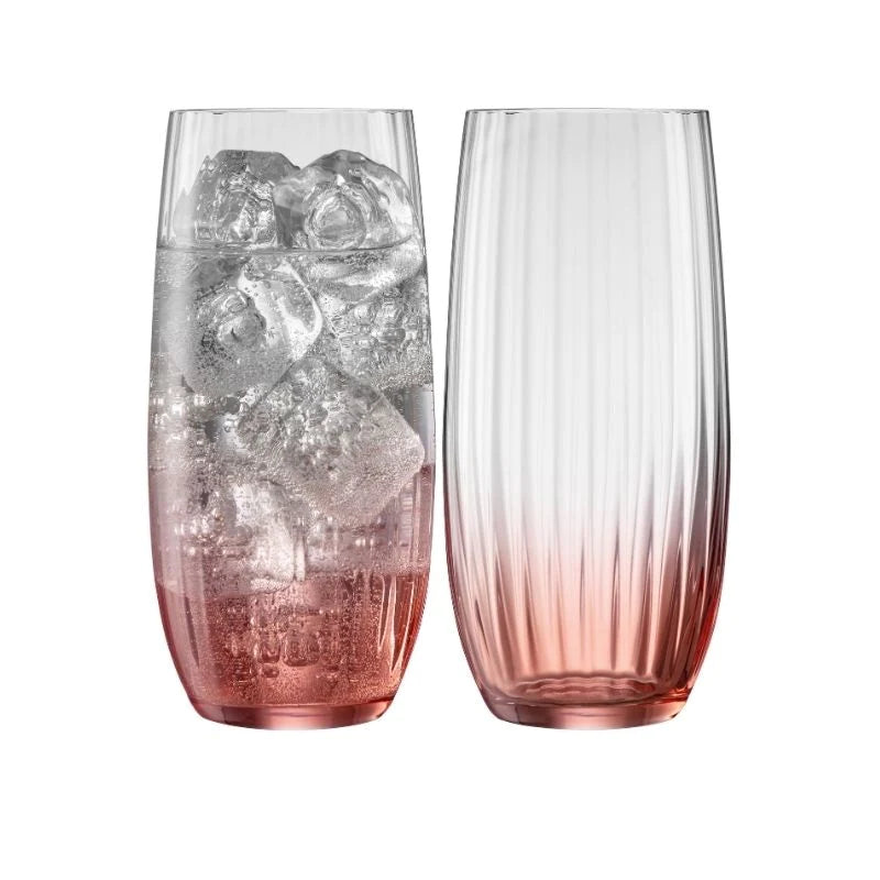 ERNE HIBALL GLASS PAIR BLUSH